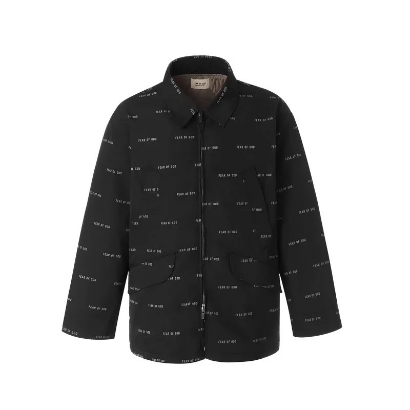 

High Quality 2021 Autumn Casual jackets for mens Street Letter Logo Print coat Cotton brand Chaqueta Hombre work jacket men