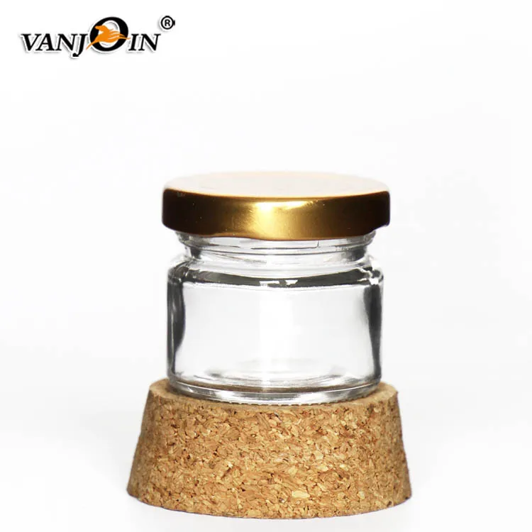 

Food Grade 1oz 30ml Mini Glass Jars For Twist Off Lids Saffron Jar, Clear or as per your request