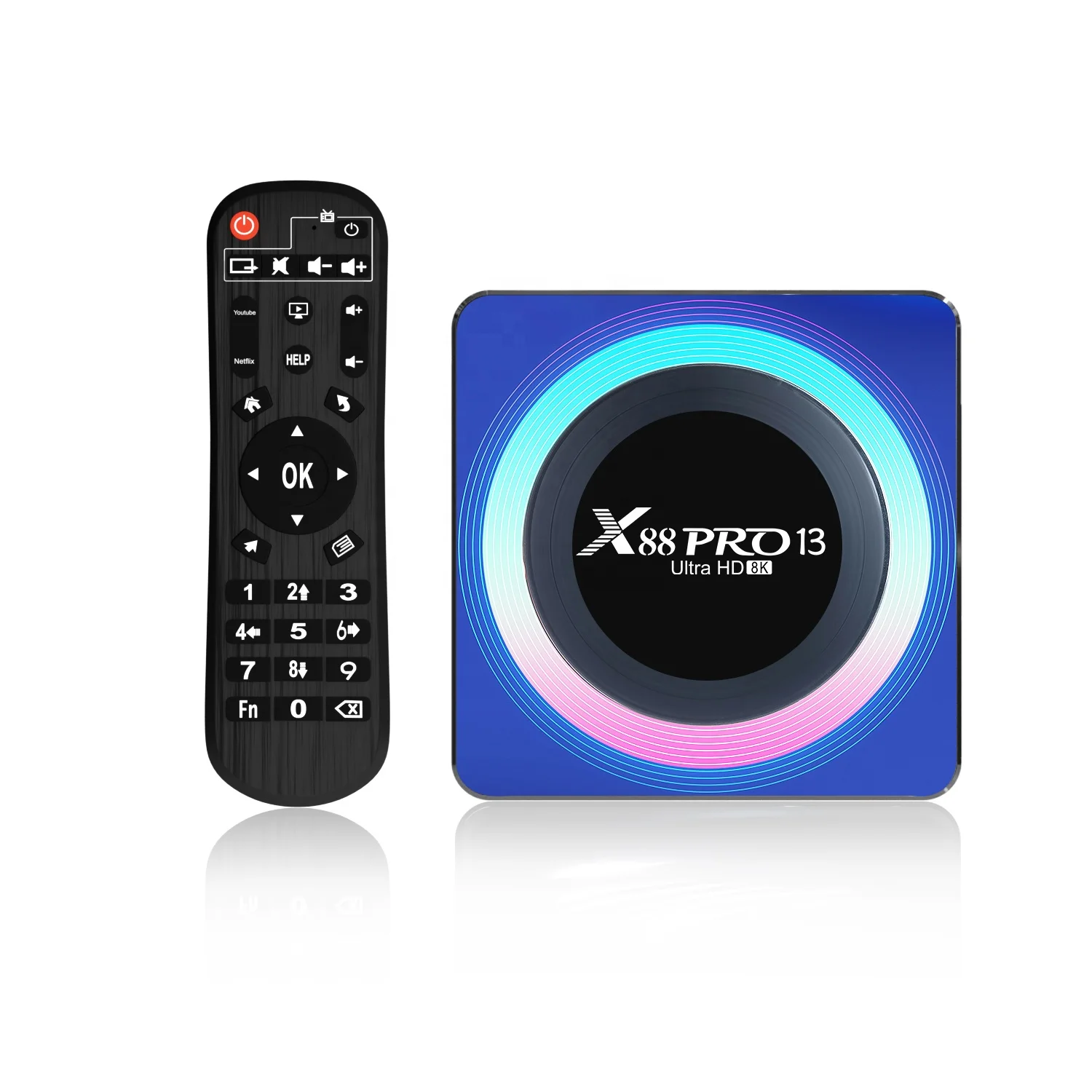 

Excel Digital smart tv box steaming wifi 6 RK3528 support 8k video x88 pro android 13 smart box android tv