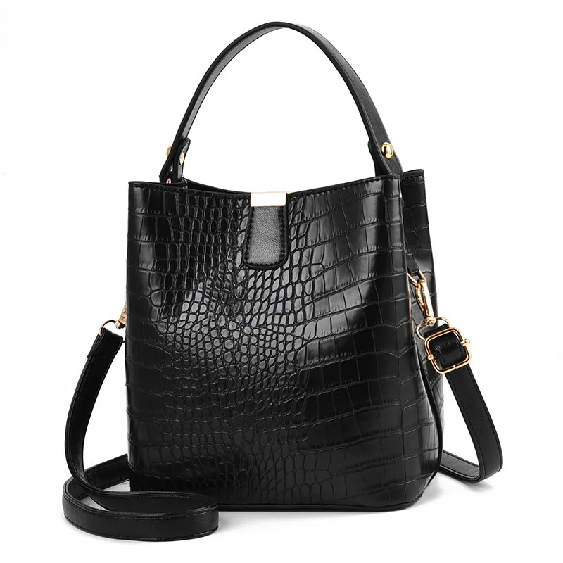 

Fashion PU leather custom high quality crocodile pattern womens bags 2020 handbag, 6 colors