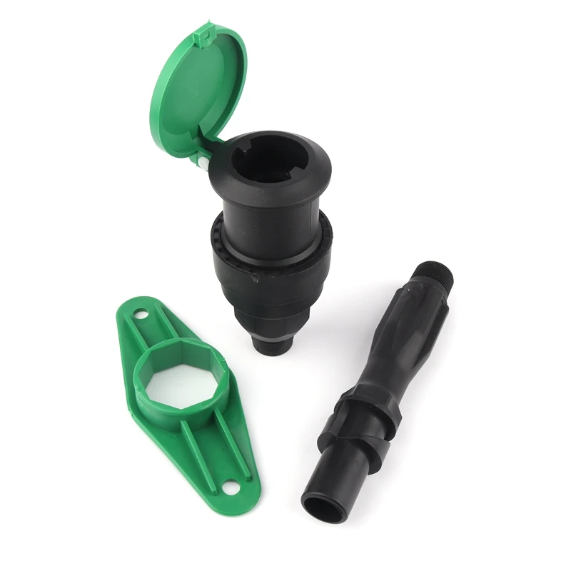 

3/4" 1 Inch Plastic Quick Water Intake Valve Garden Lawn Irrigation Municipal Factory Water Hydrant Connector Wholesale