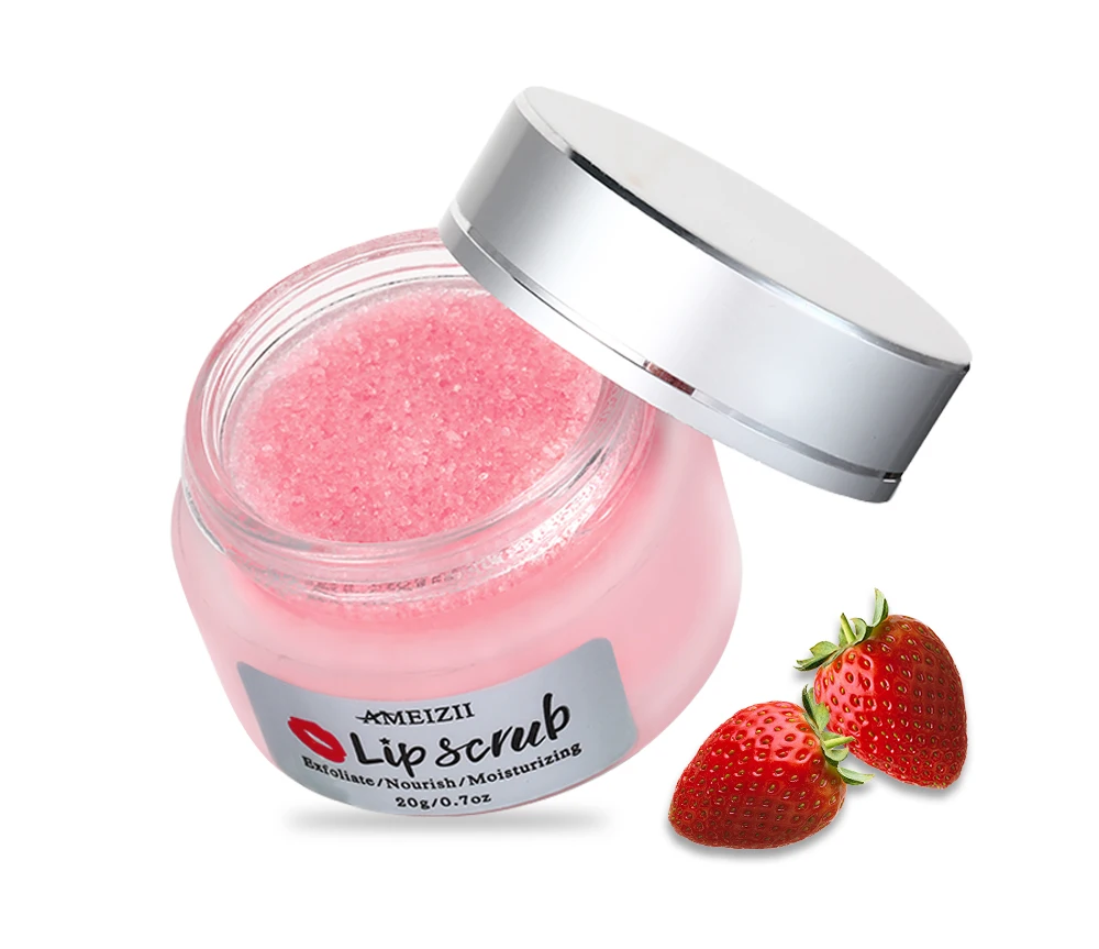 

Private Label Exfoliante De Labios Lip Scrub Lightening Lip Treatment Sugar Lipscrub Strawberry Flavor Pink Exfoliating Scrub