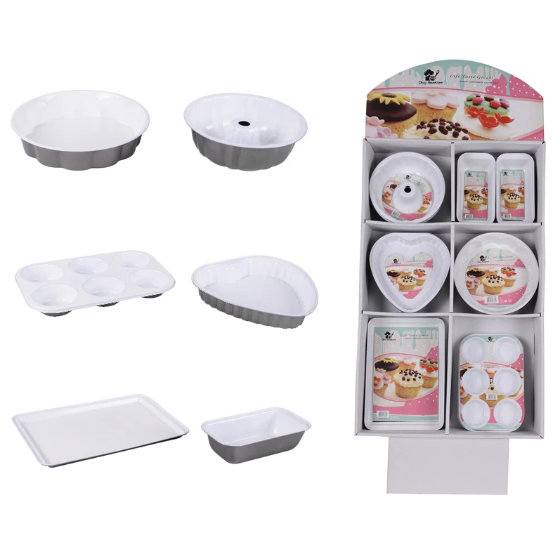 
display box packing ceramic bakeware set(BK-D6070) 
