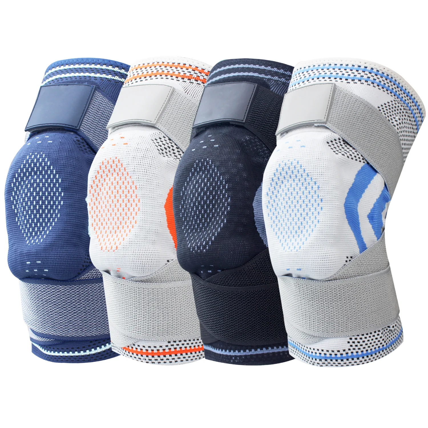 OEM Custom LOGO Double Strap Sports Knee Pads Knee Brace Compression Sleeve Knee Joint Support