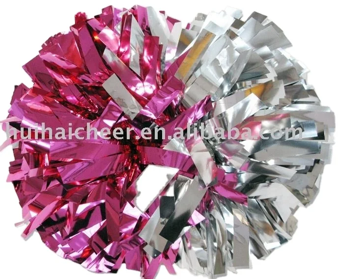 
2020 metallic pom poms for cheerleading and cheerleaders with good quality 