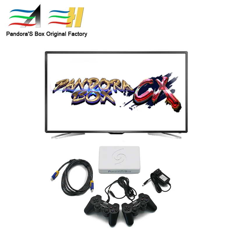 

PANDORA BOX DX CX EX 1Pcs Supports PC TV 2 Players Gamepad Set Full Hd Video Game Console In China