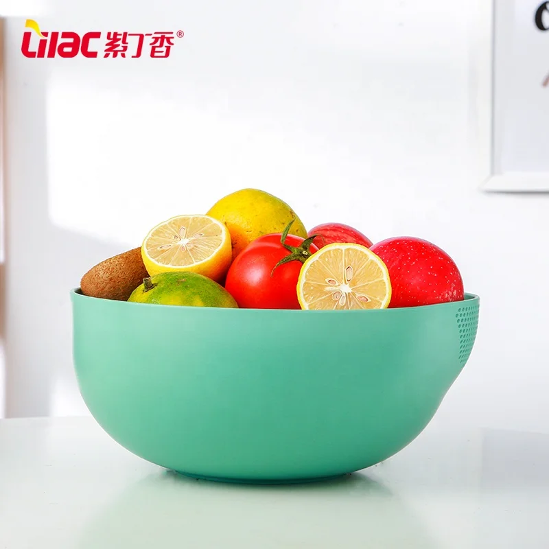

Lilac FREE Sample Household Rotating Double Plastic Creative Kitchen Fruit And Vegetable Folding Household Plate Drain Basket, Food grade pp, handle tpe/ food grade pp,tpr/ food grade pp