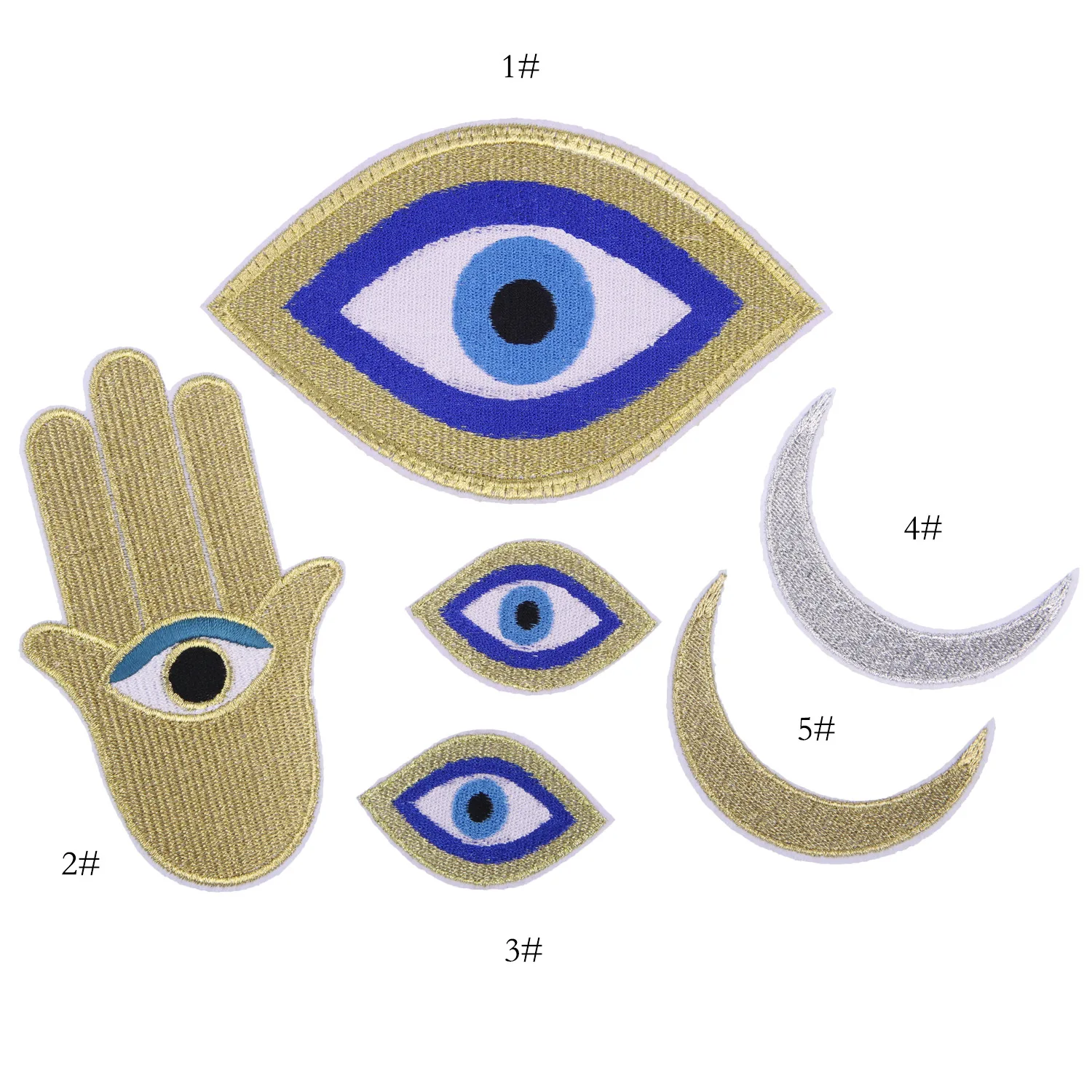 

Clothing girls diy embroidery Eyes on patch cute Eye patches for clothes stickers fabric