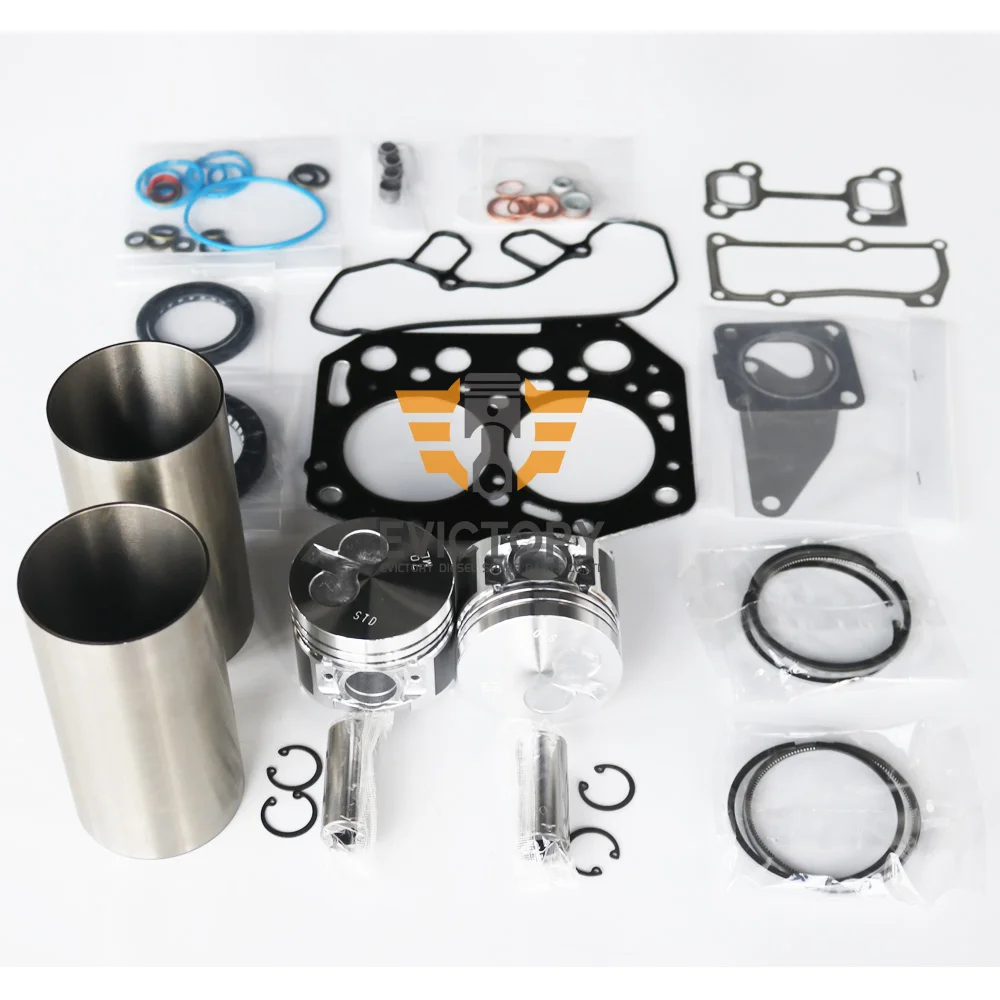 

For YANMAR truck parts 2TNV70 rebuild overhaul kit piston ring cylinder liner gasket bearing