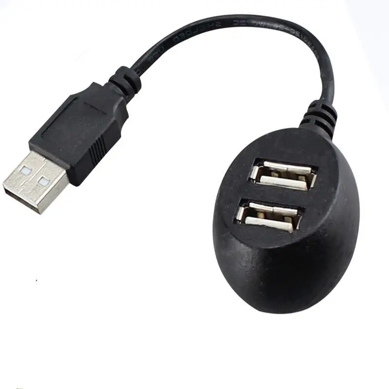 

2-Port Usb 2.0 Superspeed Desktop Extension Cable M/F 15cm black color cabletolink 2020