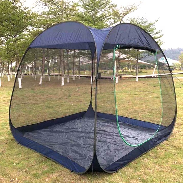 

Customized Camping Garden Pop Up Anti Mosquito Mesh Outdoor Tent, Black