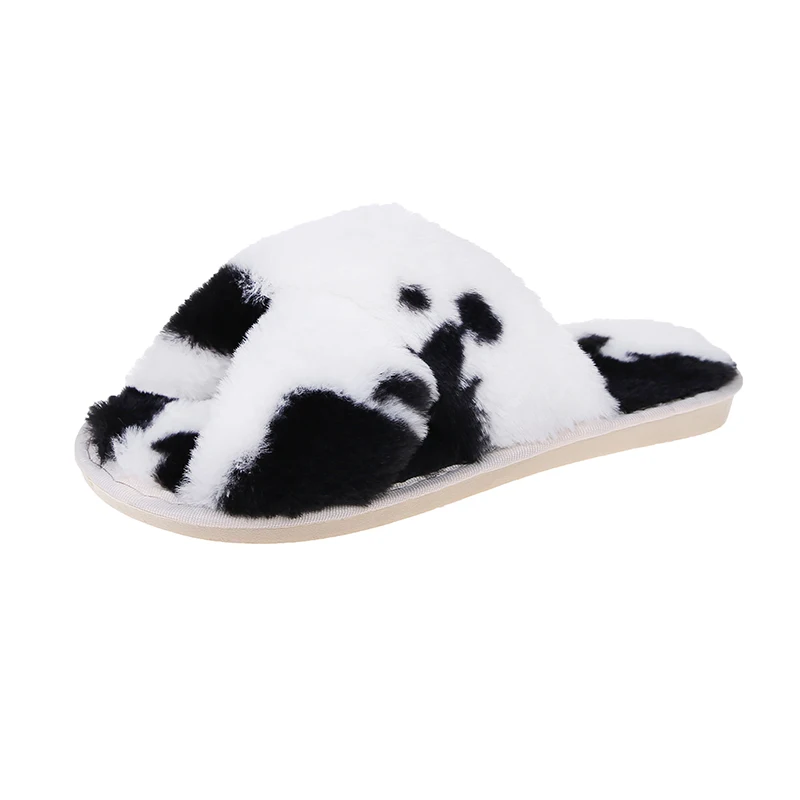 

best selling woman home fashion fur slipper