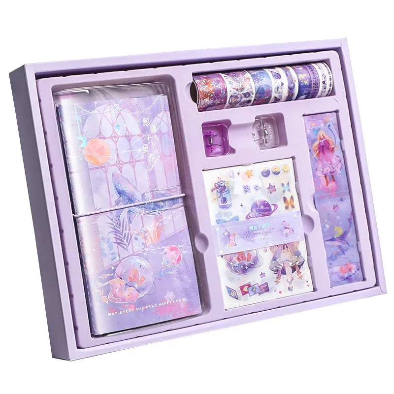 

Kawaii Washi Masking Tape Sticker Memo Pad Set Cute Pattern DIY Decorative Label for Scrapbooking Planner Diary Album Stationery
