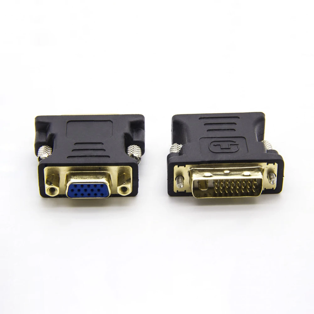 用于vga计算机电缆的dvi-d公头到vga母头适配器