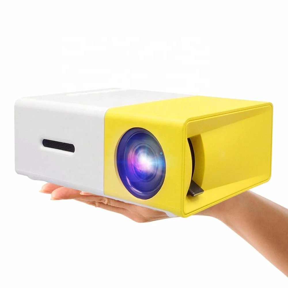 

Factory sales Mini projector yg300 600 lumens 1080P Home Theater outdoor Projector DLP 4K mobile phone proyector