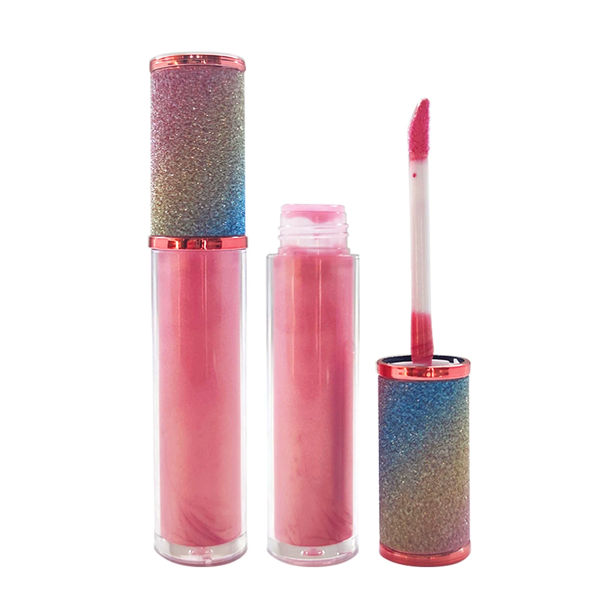 

New Style Natural Private Label Plumping glitter lipgloss Moisturizing cute lipgloss
