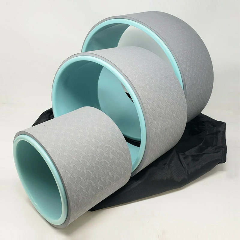 

Wholesale High Quality Durable Eco Tpe Material 3pcs Multi Size Back Pain Relax Custom Logo Yoga Wheel Set