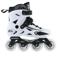 

Custom Color Durable Lasting Black PU Wheel Aluminum Chassis Roller Inline Skate For Adults