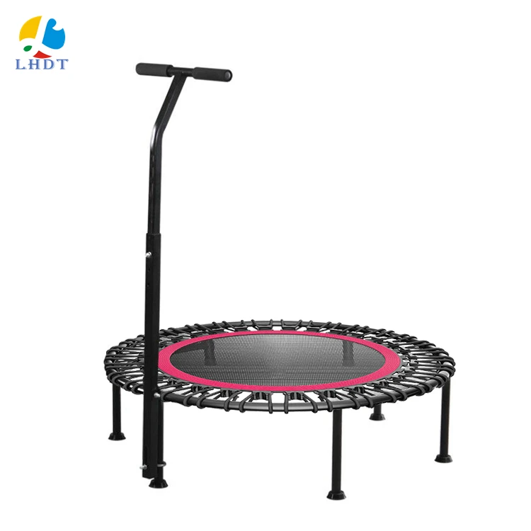 

Home indoors Gym Equipment Fitness Children's Trampoline With Handrail, Customized color