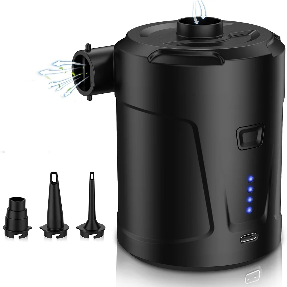 High Capacity 5200mAh Outdoor Air Pump  Quick-Fill DC Electric Inflator Deflator Air Pump