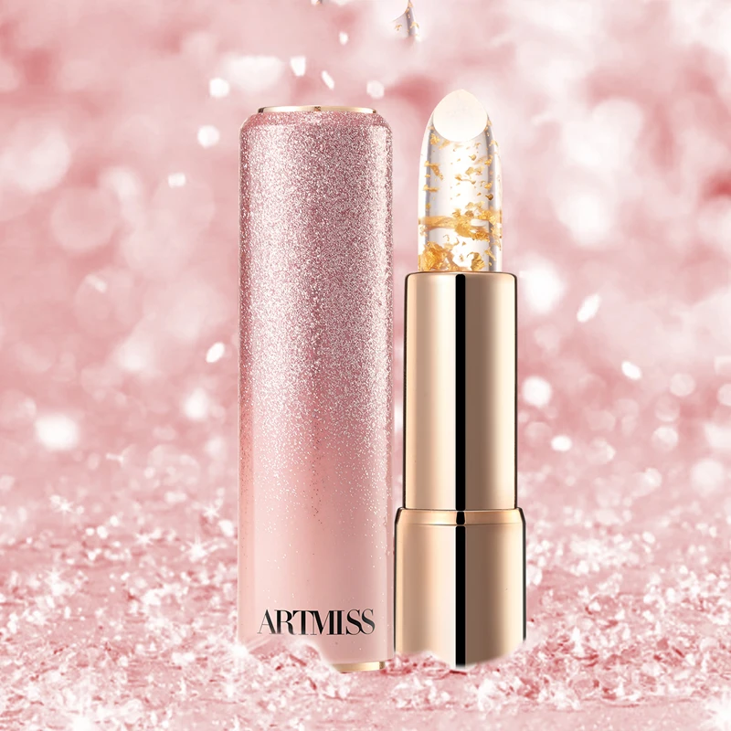 

ARTMISS Pink Gold foil lip balm Moisturizing Repairing Private Label Organic Lip Balm