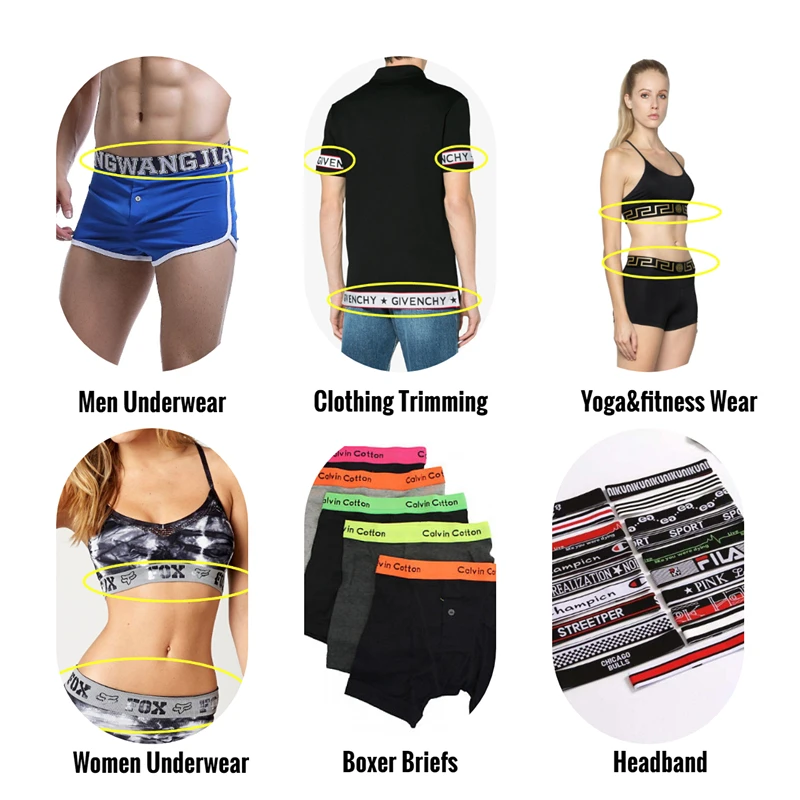 Premium Customized Elastic Band/elastic Tape/elastic Waistband For Men
