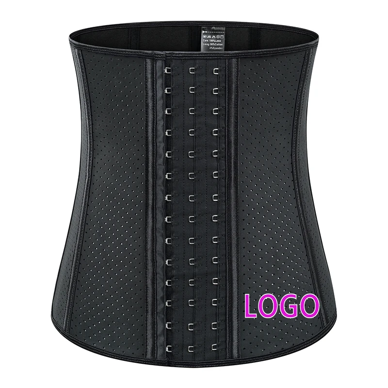 

Hot Selling Waist Trainer Sport Workout Sweat Waist Support Belt for Women Body Shaper Latex Corset Waist Slimming, Black nude/grey /rose