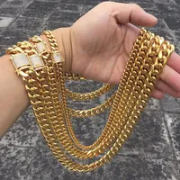

Missjewelry Hip Hop Mens Cuban Link Chain New Design 14k Gold Chain Necklace