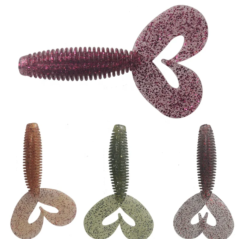 

New Bait 10.5cm 10gplastic Fishing Artificial Tackle Vivid Worm Soft Lures, Colorful