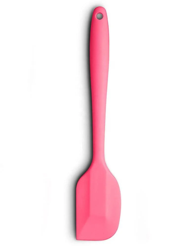 

Non-stick Silicone Rubber Spatulas with Stainless Steel Core, Red, black, green, pink