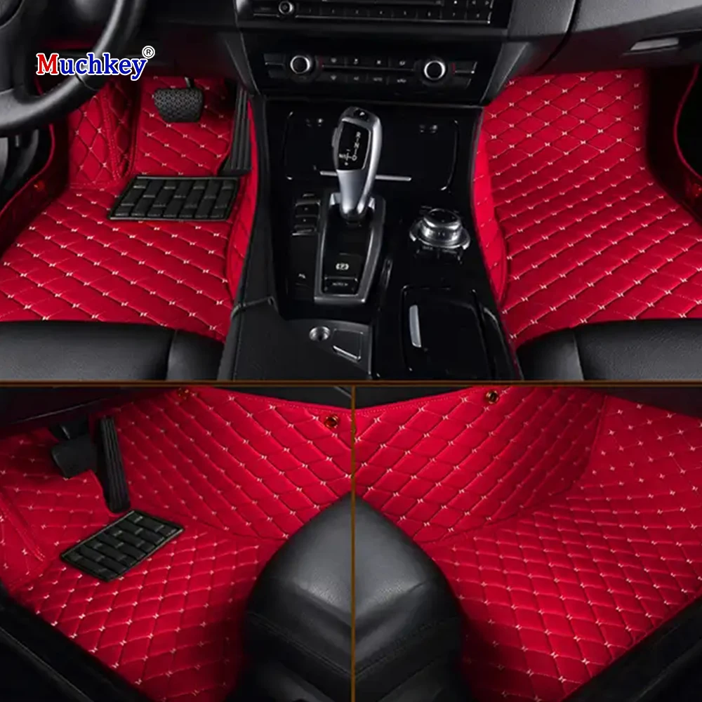 

Muchkey Foot Pad For BMW X6 E71 2007 2008 2009 2010 2012 2013 2014 Car Floor Mat Waterproof Leather Car Accessories