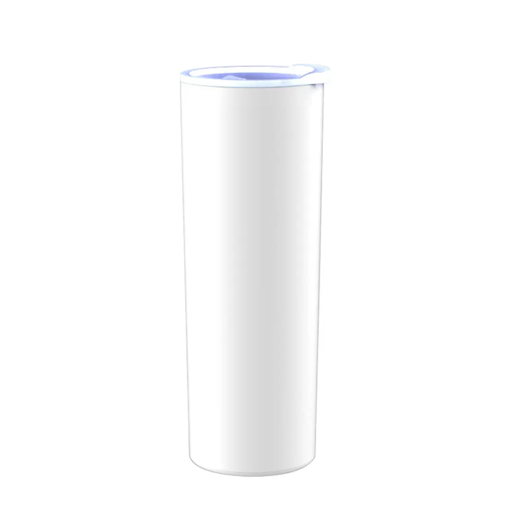 

600ML Stainless Steel Coffee Cups Double Wall OEM Sublimation Tumbler with Staw