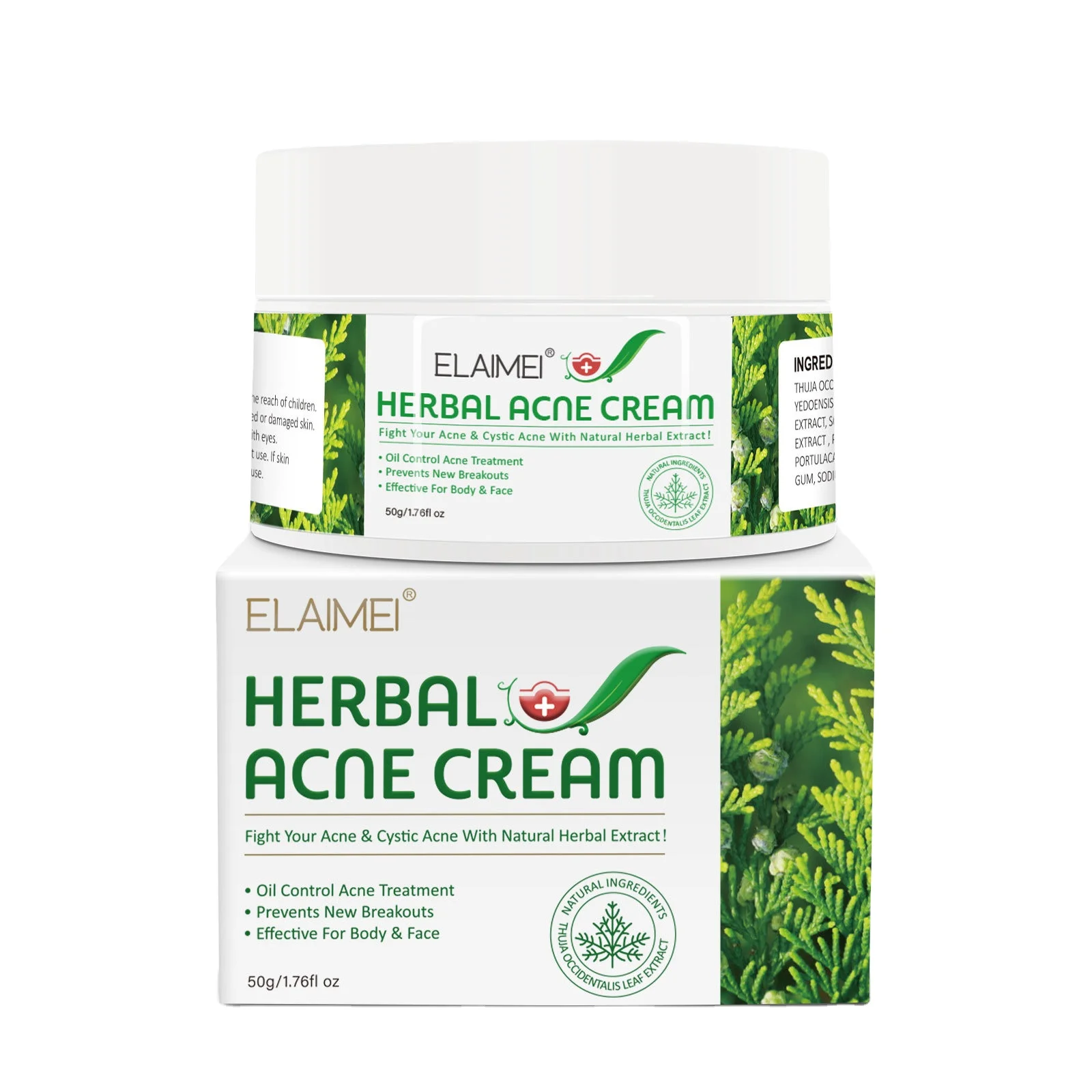 

Free Sample Korean Organic Herbal Day & Night Scars And Acne Marks Remove Treatment Anti Acne Cream