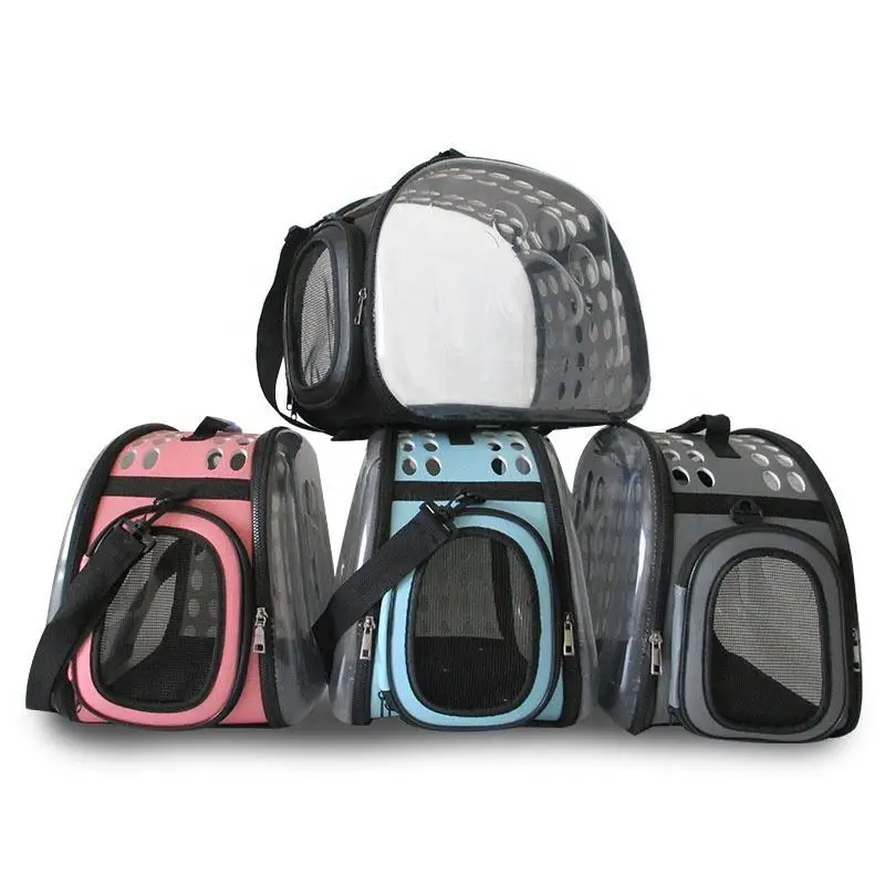 

Hot Sale Fashion Animals Detachable Dog House Transparent Pet House Breathable Portable Cat Bag