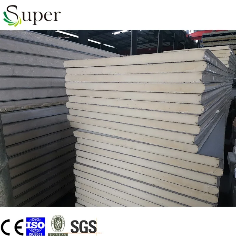 
Metal board material polystyrene/PU sandwich panel for walling 
