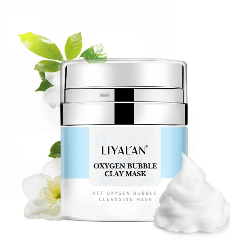 

Private Label wholesale natural Removal Exfoliating Pores Smoothing cleansing oxygen Bubble face Clay Mask