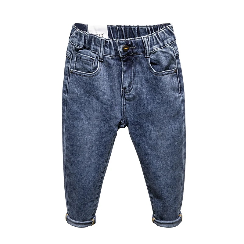 

High Quality Vintage Stretch Legging Denim Pants Kids Jeans Blue Black Kids Boys jeans Baby Toddler Jeans Trousers 2-12T, Black blue