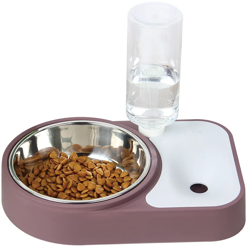 

New Prevent Wet Mouth Pet Bowls For Cats And Dogs Bottle Water For Dog Bowl Stainless Steel, Picture