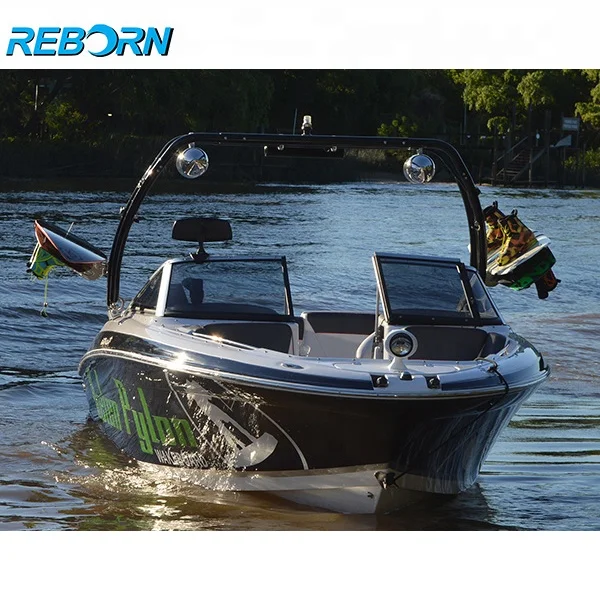 

Reborn Launch Marine Boat Forward-facing Aluminium Wakeboard Tower Black Coated