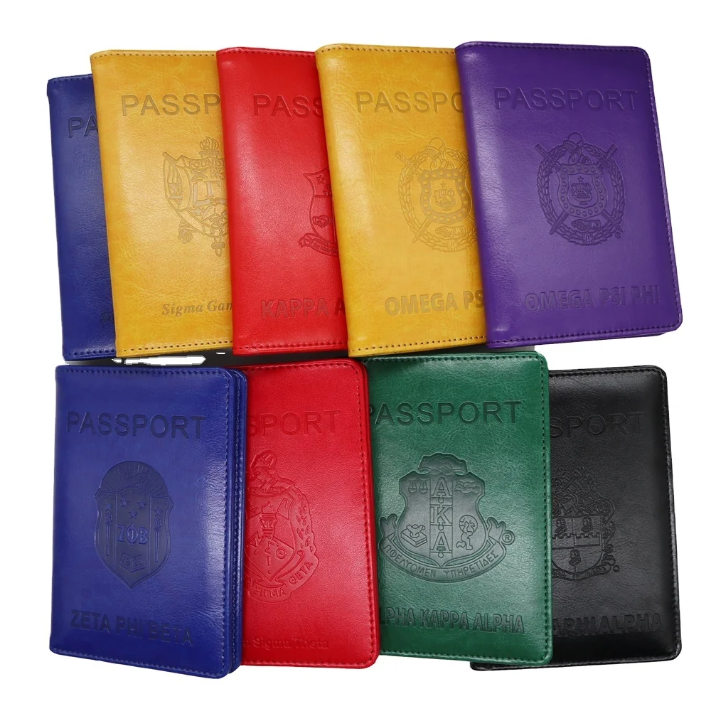 

Fashion Customized Wholesale Colorful PU Passport Holder Covers European and American Quality Passport Holder, Accept customized