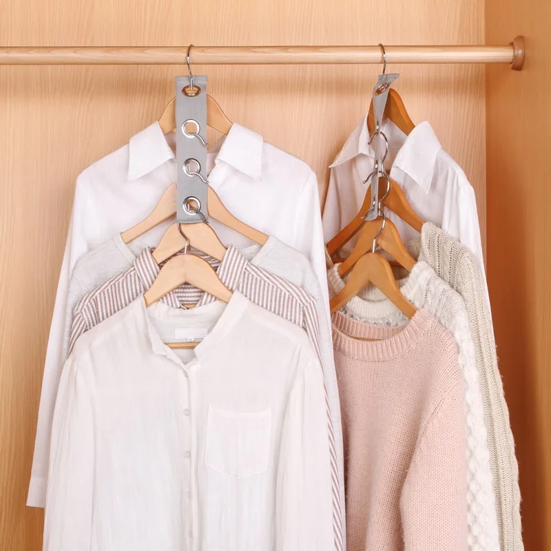 

Hanger link hook Cascading Connection for Heavy Duty Space Saving, Black, light gray