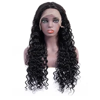 

Wholesale virgin human hair 13x6 lace frontal wig Burmese curly deep part lace wigs