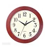 high grade custom engraving wood clock 12" round face cover wall clock watch battery operated