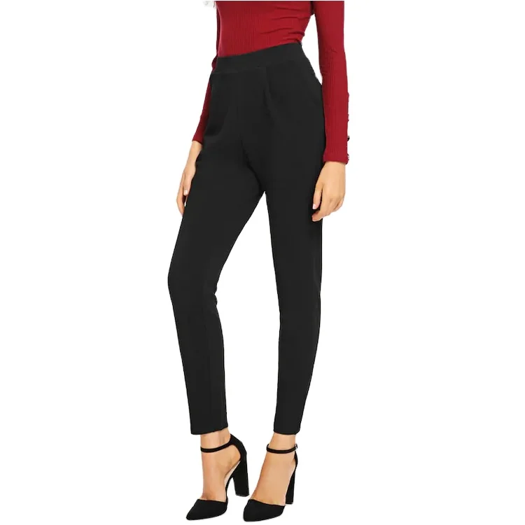 

Manufacturer wholesale women's plus size spring and summer stretch harem pants nine minutes pants custom logo