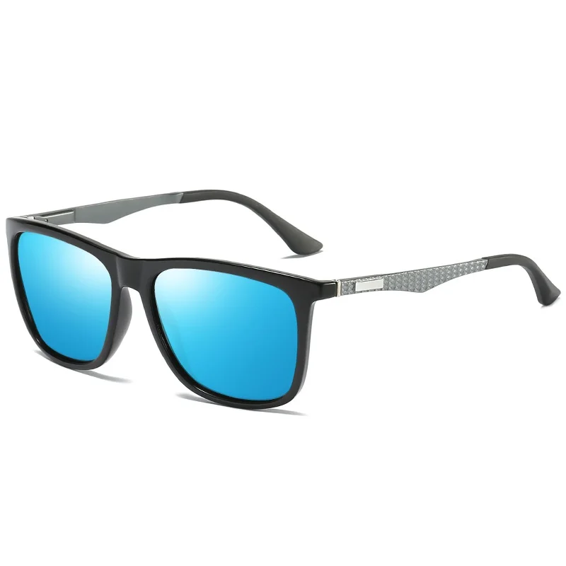 

Vintage Square Polarized Sunglasses For Men Mirored Lens Brand Designer Male Shades