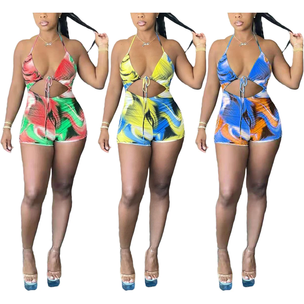 

FS2767D sexy women Summer beach bikini drawstring shorts bathing suit swimwear