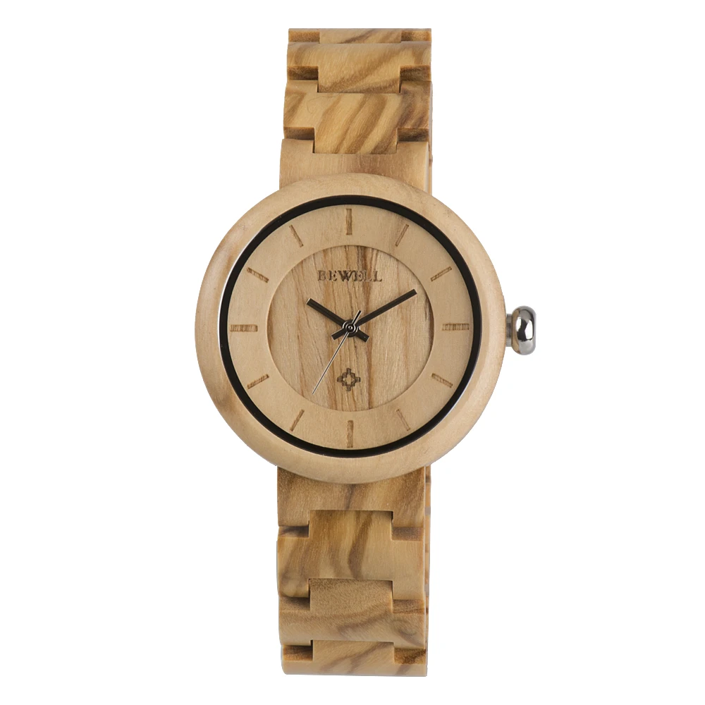 

100% Natural Wood Watch double face watch