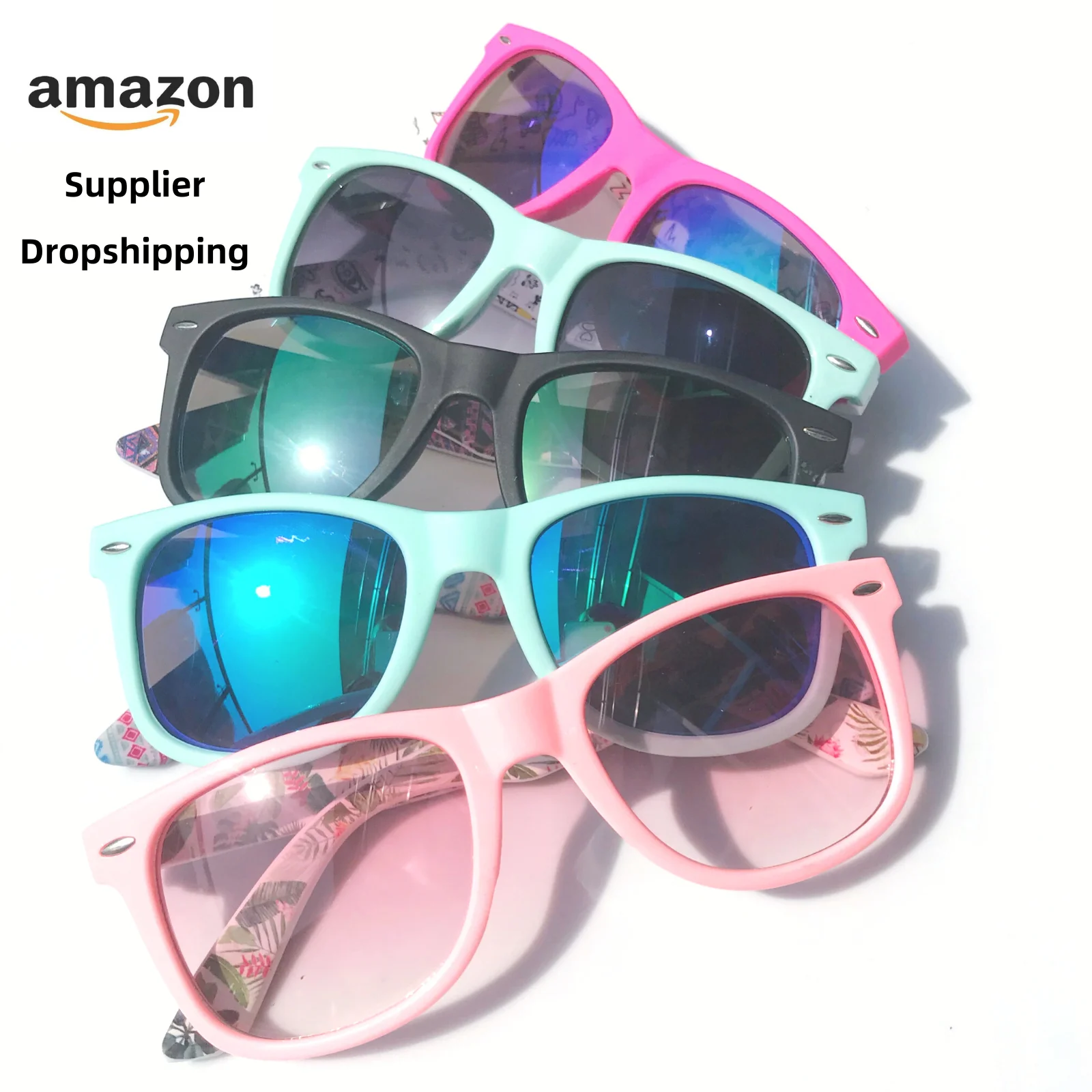 

VIFF HP19792 fancy pattern promotion beach sun glasses holiday activitiers hawaii hot seller colorful party sunglasses 2021