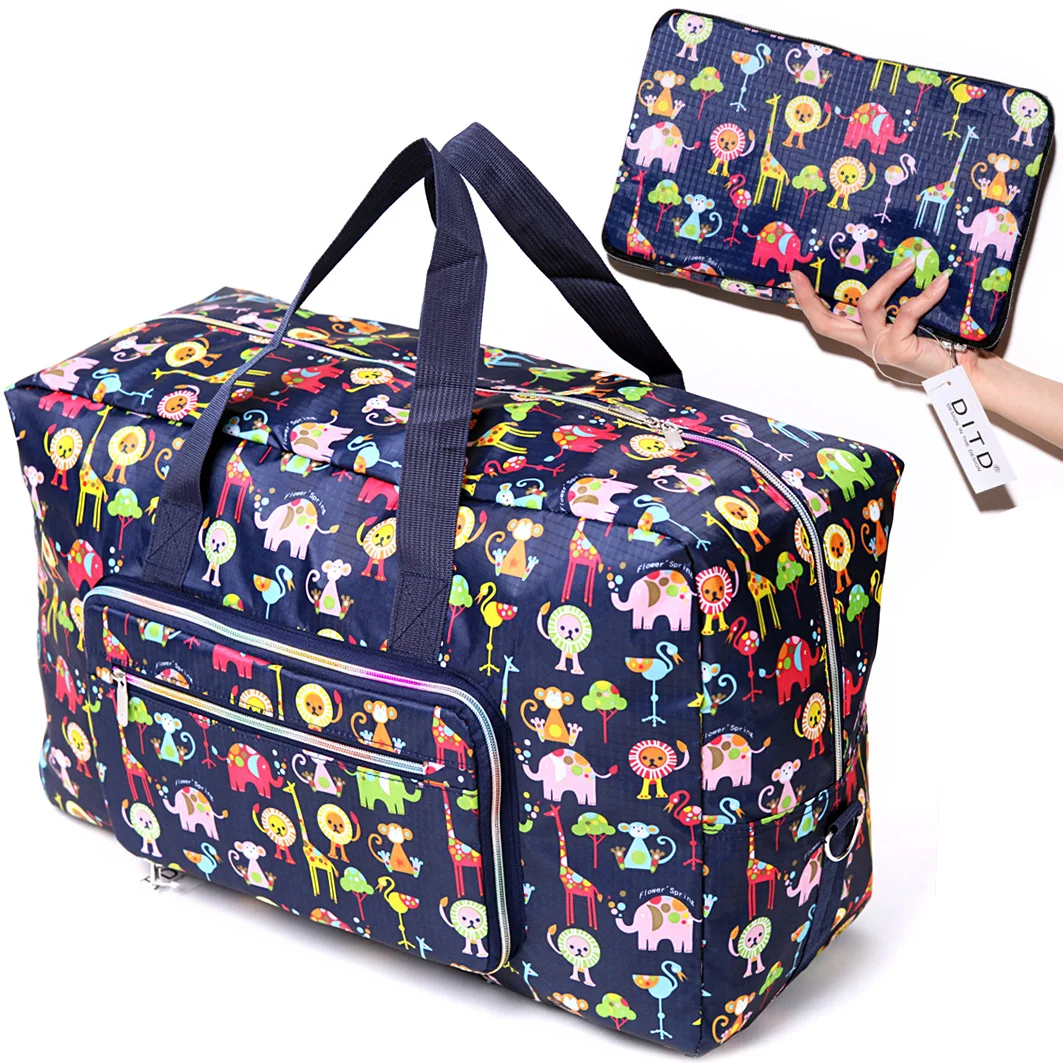 

Large Foldable Travel Duffle Hospital Bag Cute Floral Tote Handbag Weekender Bags Overnight Bag Carry On Checked For Women