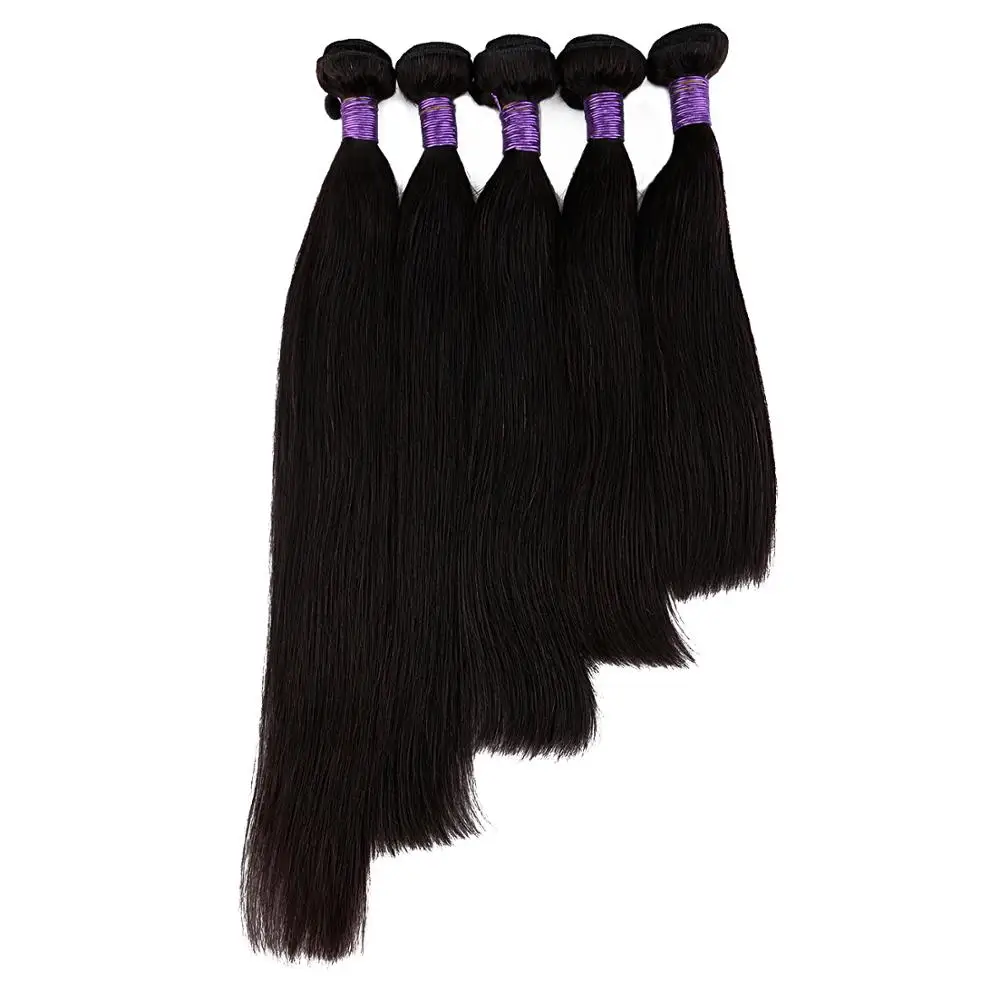 

100% Wholesale Human Hair Bundle Brazilian Straight Virgin Hair Long Natural Hair Weft